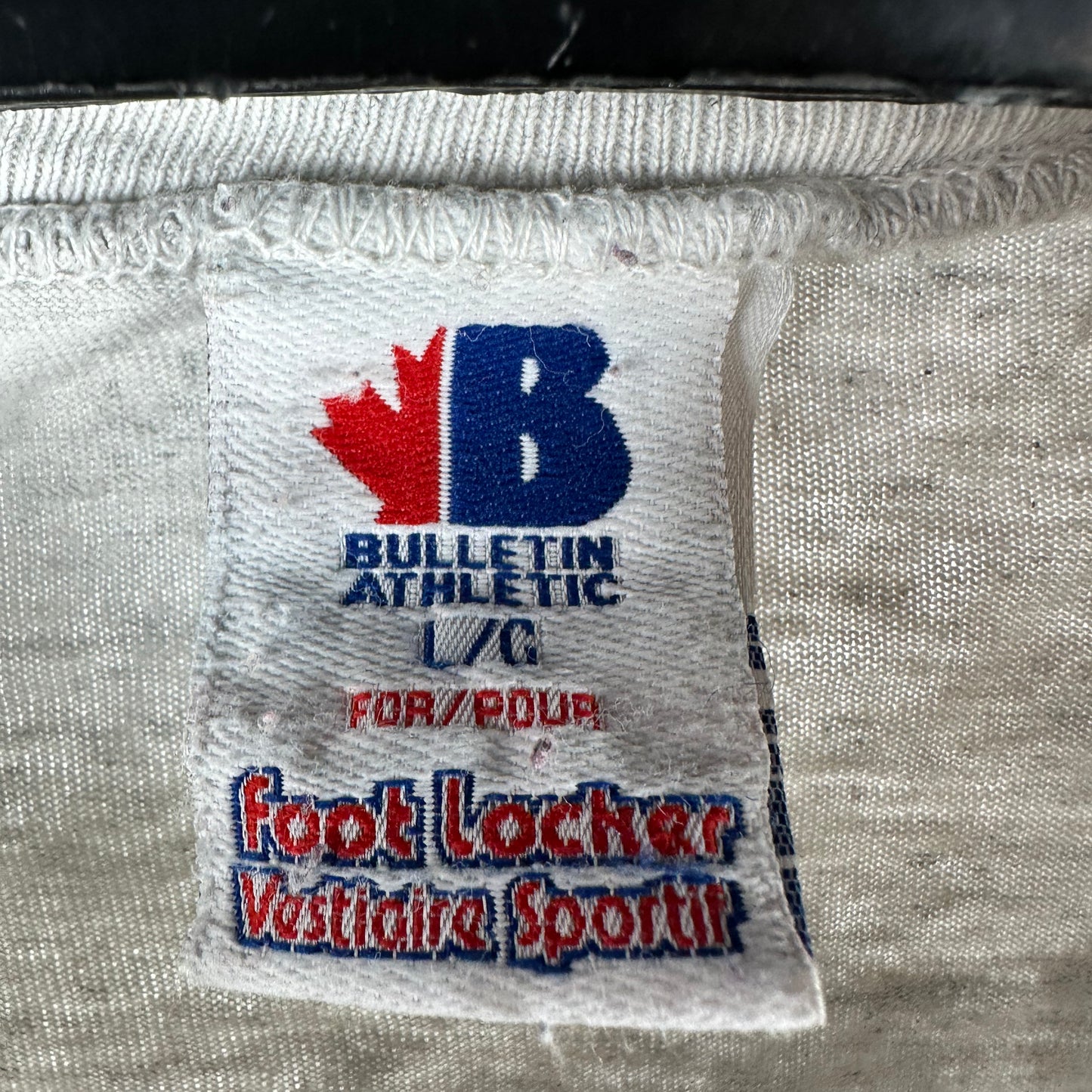 Vintage 1992 Montreal Canadiens Hockey NHL Bulletin Athletic AOP Single Stitch T-shirt