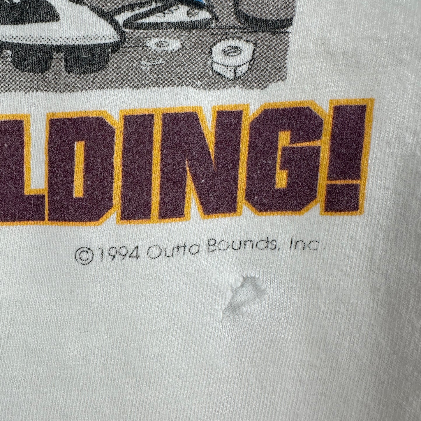 Vintage 1994 Washington Redskins NFL Pardon Our Mess Single Stitch T-shirt