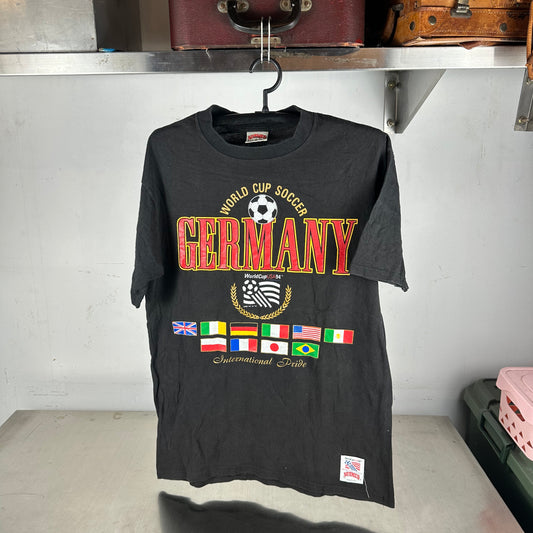 Vintage Germany 1994 USA Soccer World Cup Nutmeg Graphic T-shirt