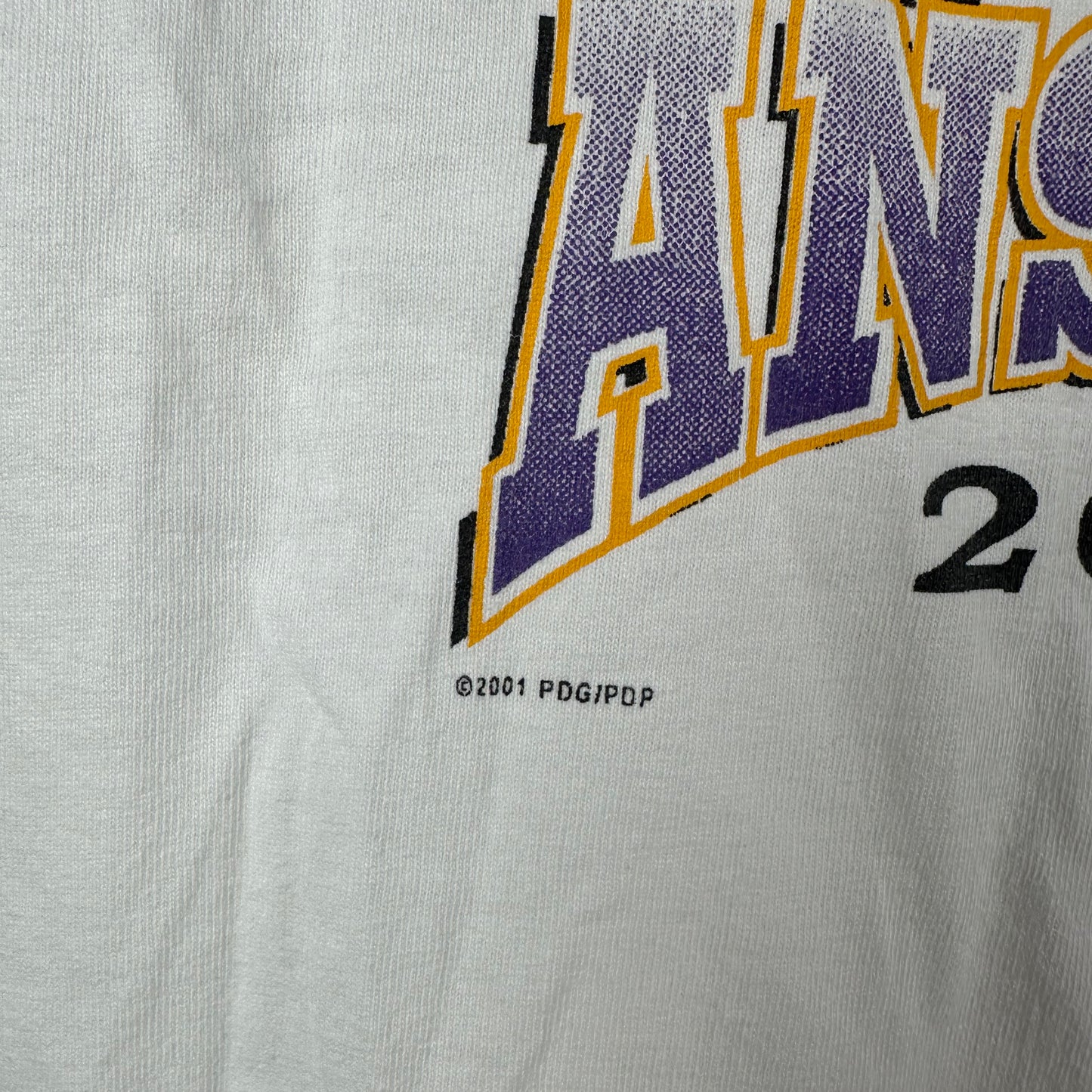 Vintage 2001 Kobe Bryant Shaq Lakers NBA Your House is My House T-shirt