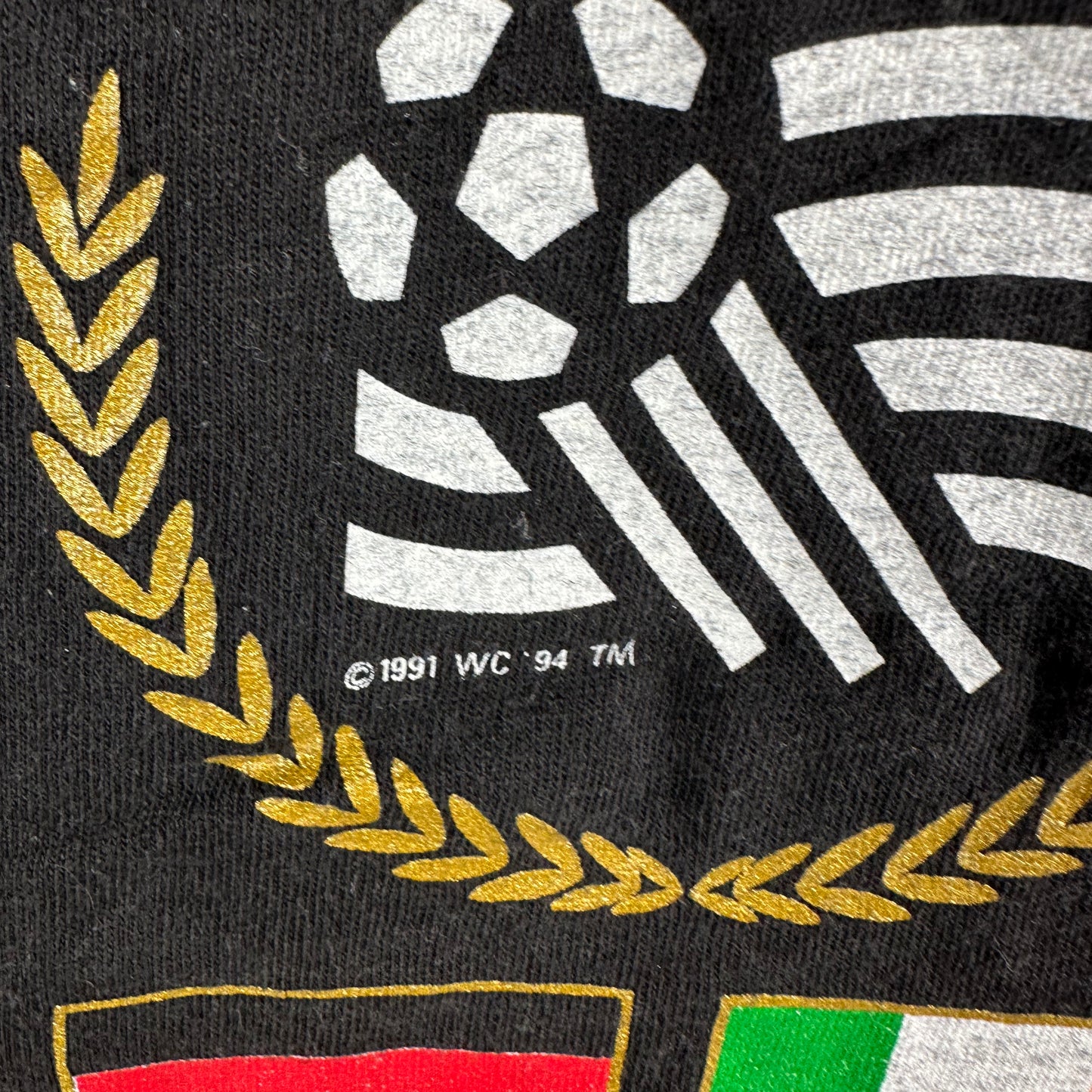 Vintage Germany 1994 USA Soccer World Cup Nutmeg Graphic T-shirt
