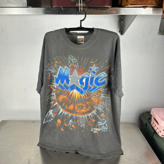 Vintage 1994 Orlando Magic NBA Explosion Shattered Graphic T-shirt
