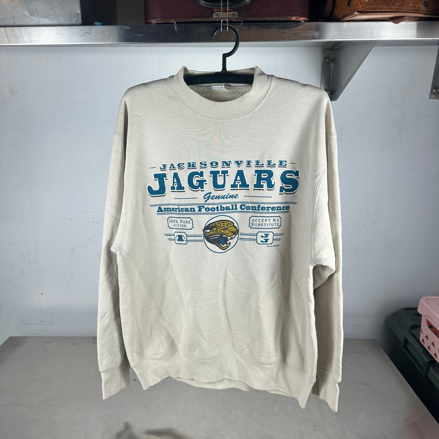 Vintage 1997 Jacksonville Jaguars Football NFL Graphic Sweatshirt