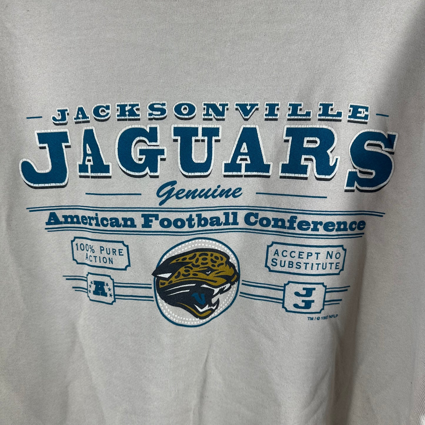 Vintage 1997 Jacksonville Jaguars Football NFL Graphic Sweatshirt