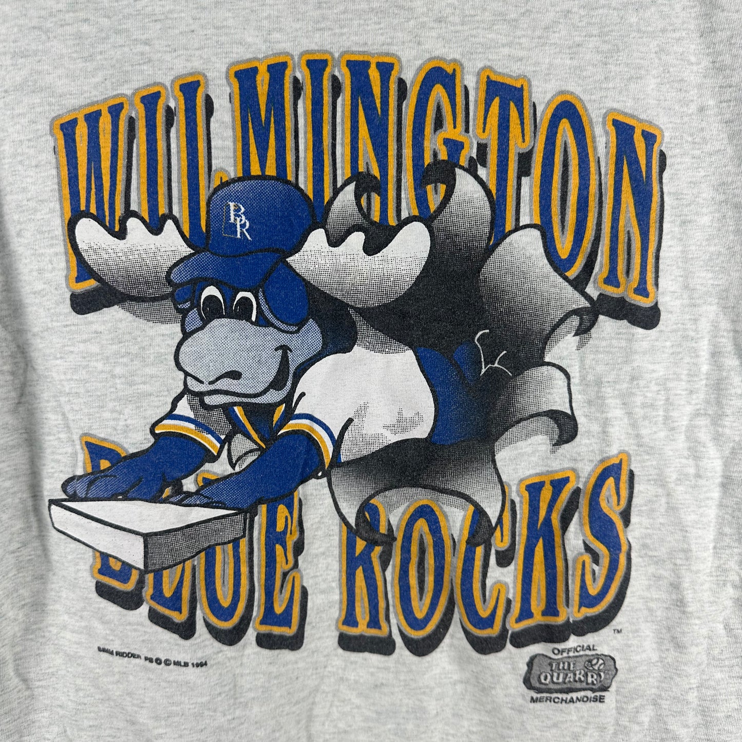 Vintage 1994 Wilmington Blue Rocks MLB Breakthrough Single Stitch T-shirt