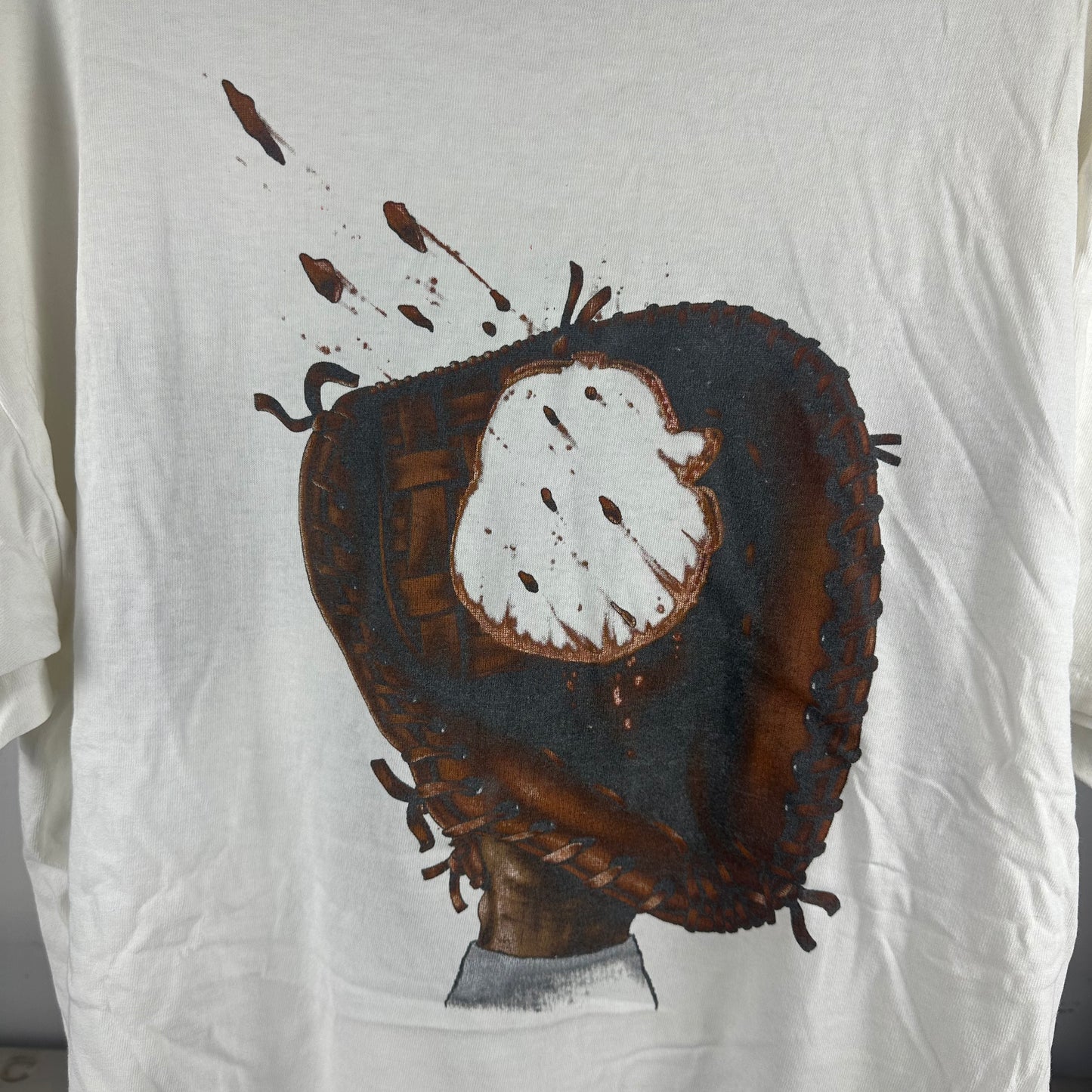 Vintage 1993 Cleveland Indians Baseball MLB Graphic Single Stitch T-shirt