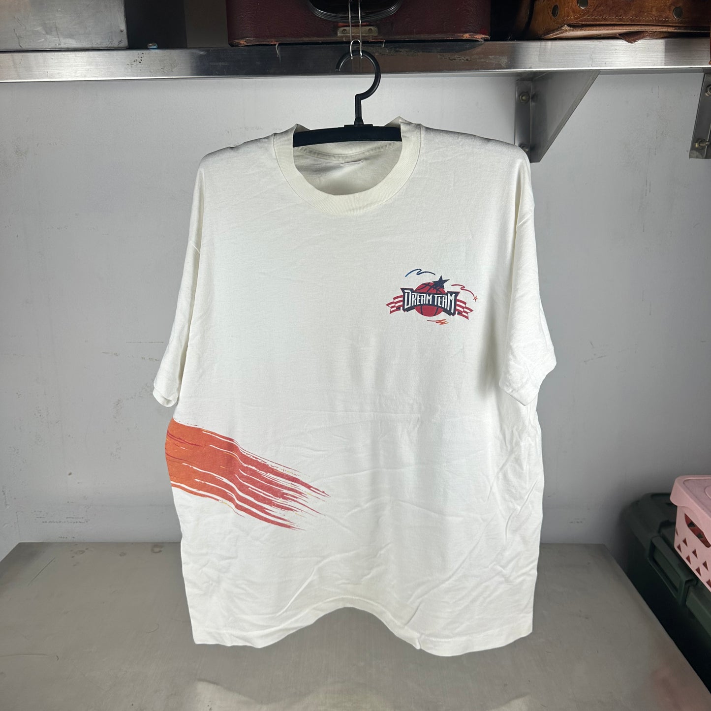 Vintage 90s USA Basketball Olympics Dream Team Single Stitch T-shirt