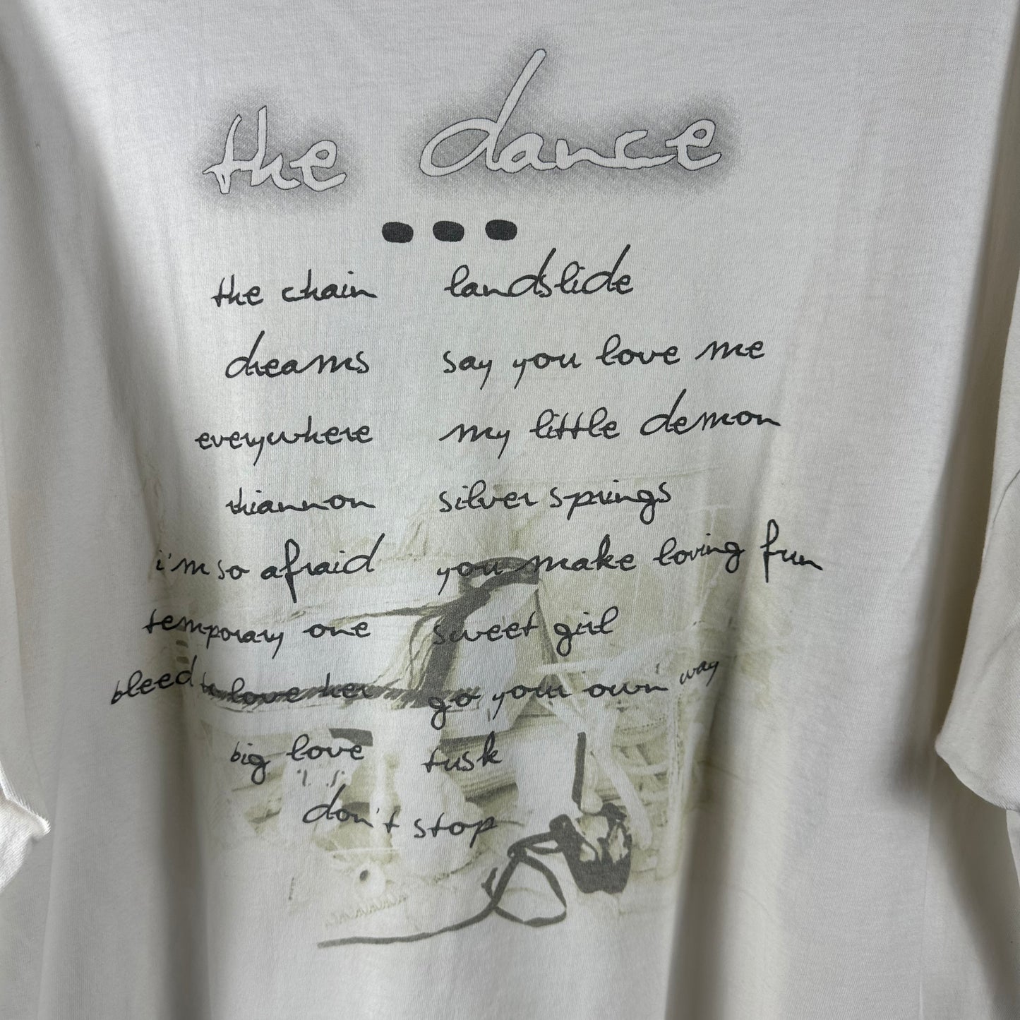 Vintage 1997 Fleetwood Mac The Dance Tour Concert Band T-Shirt