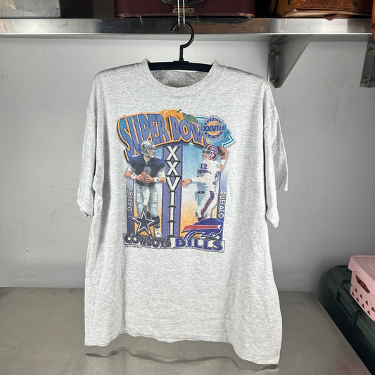 Vintage 1994 NFL Super Bowl Dallas Cowboys VS Buffalo Bills Salem Sportswear T-shirt
