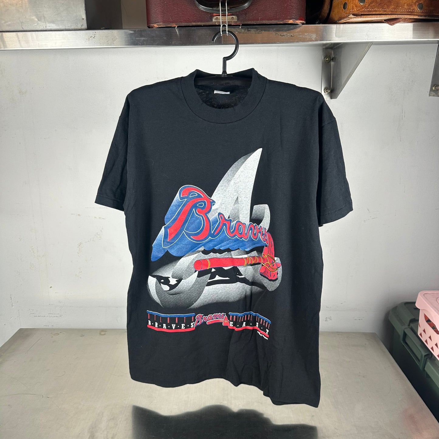 Vintage 1993 Atlanta Braves Baseball MLB Single Stitch T-shirt