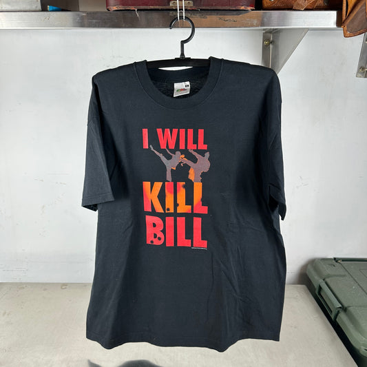Vintage 2003 Kill Bill 1 I Will Kill Bill Movie Promo Graphic T-Shirt