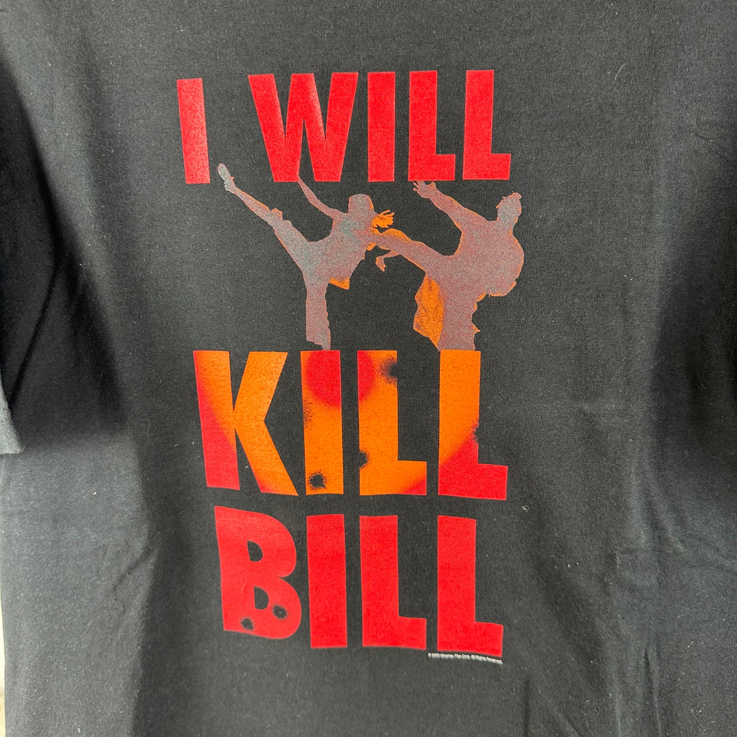 Vintage 2003 Kill Bill 1 I Will Kill Bill Movie Promo Graphic T-Shirt