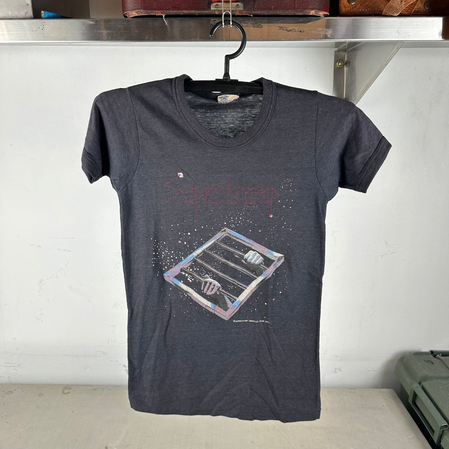 Vintage 1974 Supertramp Crime of the Century Rock Band Single Stitch T-Shirt