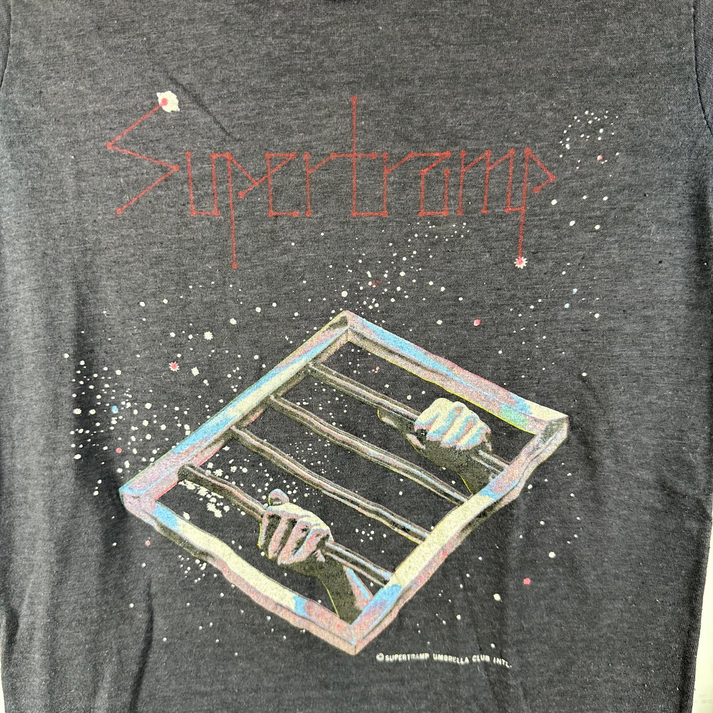 Vintage 1974 Supertramp Crime of the Century Rock Band Single Stitch T-Shirt