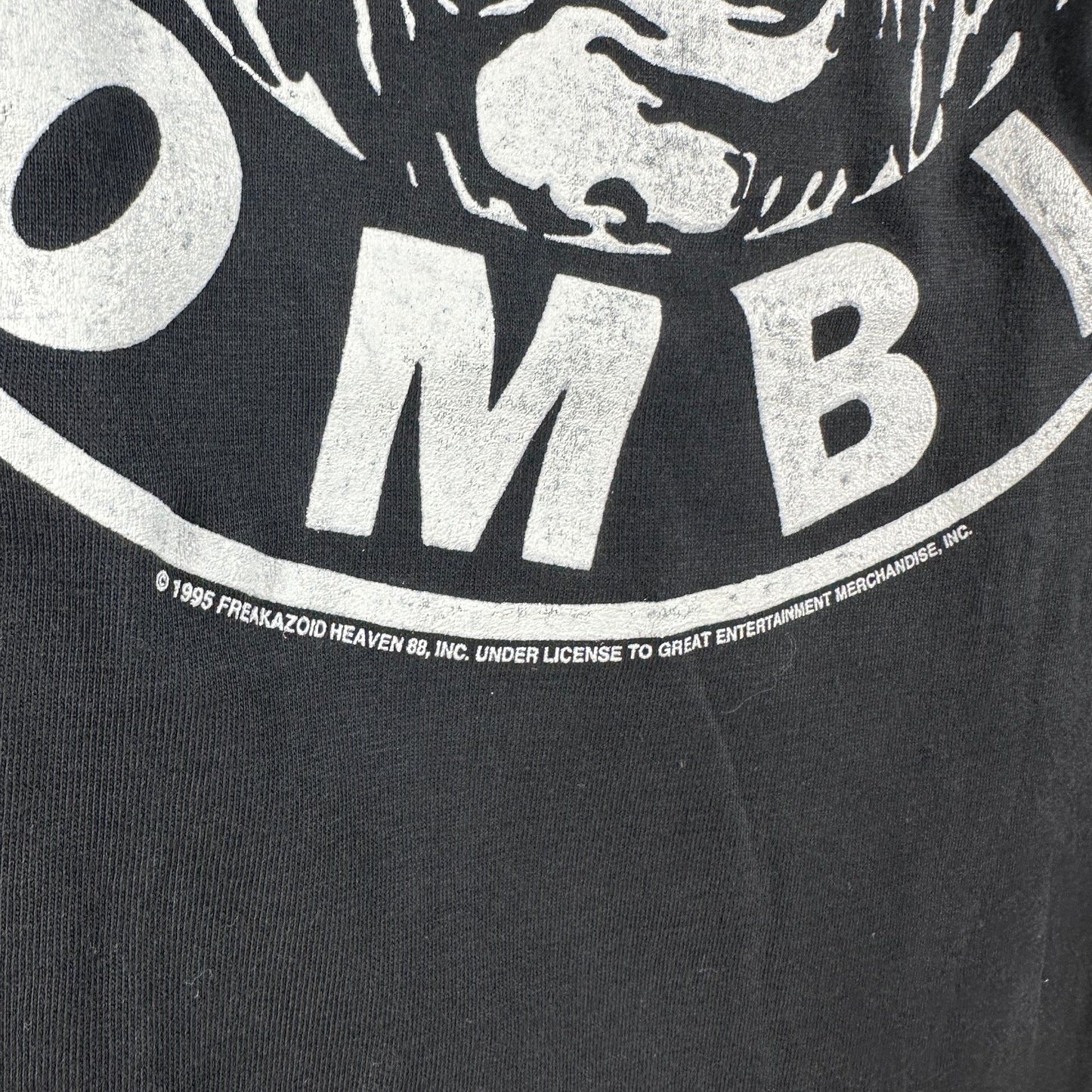 Vintage 1995 White Zombie Heavy Metal Band Single Stitch T-Shirt