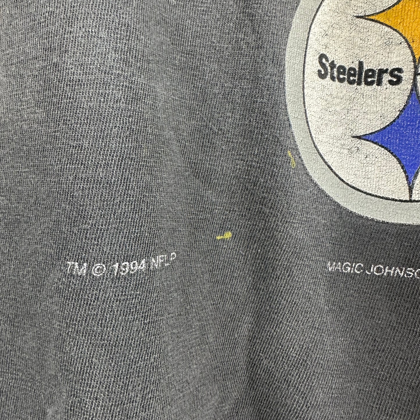 Vintage 1994 Pittsburgh Steelers NFL Graphic Single Stitch &nbsp;T-shirt