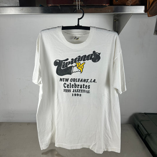 Vintage 1993 The Subdudes The Nevile Brotheres Tipitinas Jazz festival T-Shirt