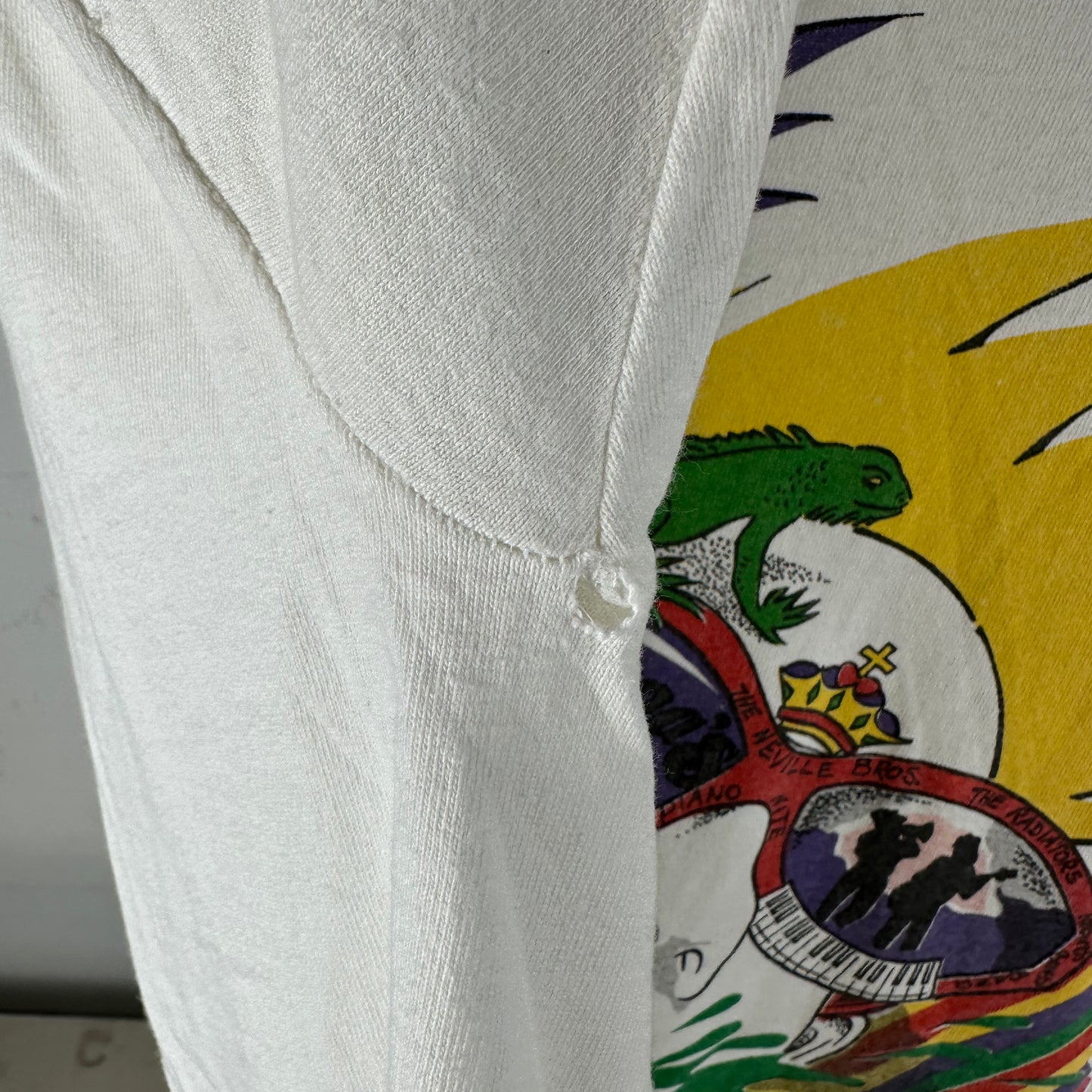 Vintage 1993 The Subdudes The Nevile Brotheres Tipitinas Jazz festival T-Shirt