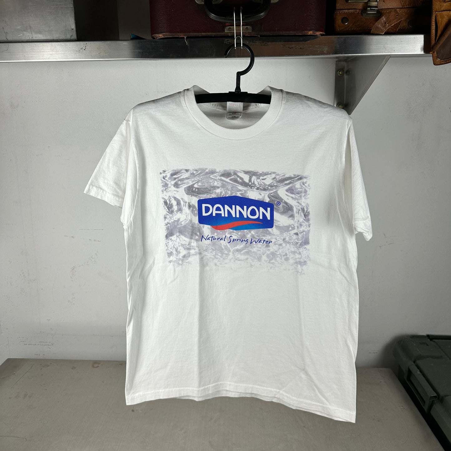 Vintage 90s Dannon Natural Spring Water Promo T-Shirt