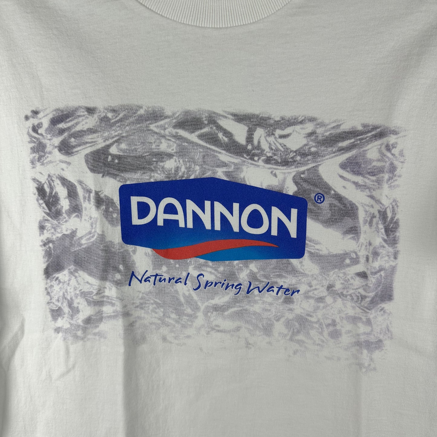 Vintage 90s Dannon Natural Spring Water Promo T-Shirt