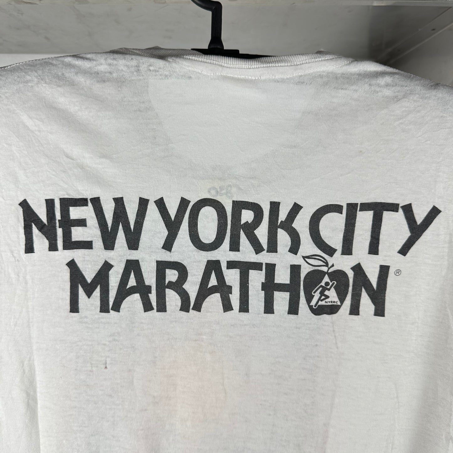Vintage 1990 NYRRC New York City Marathon Running Single Stitch T-Shirt