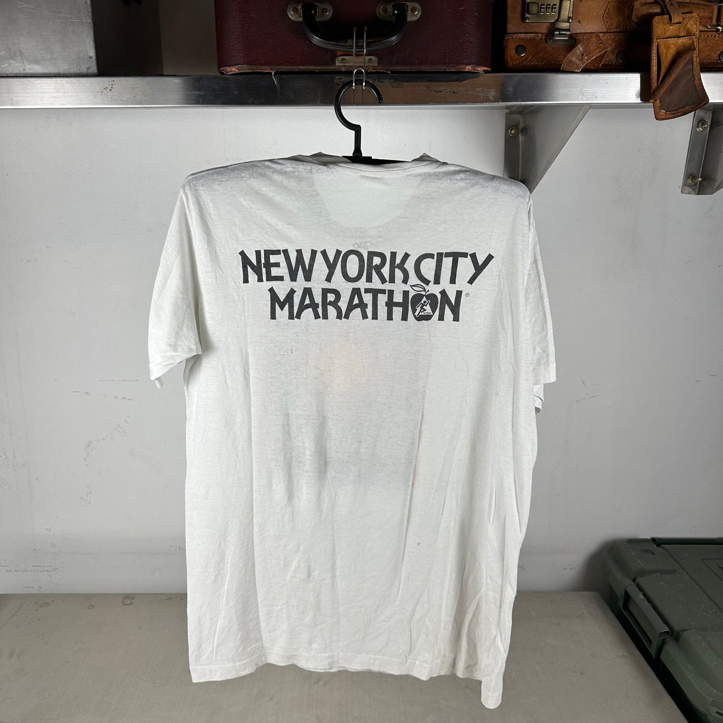 Vintage 1990 NYRRC New York City Marathon Running Single Stitch T-Shirt