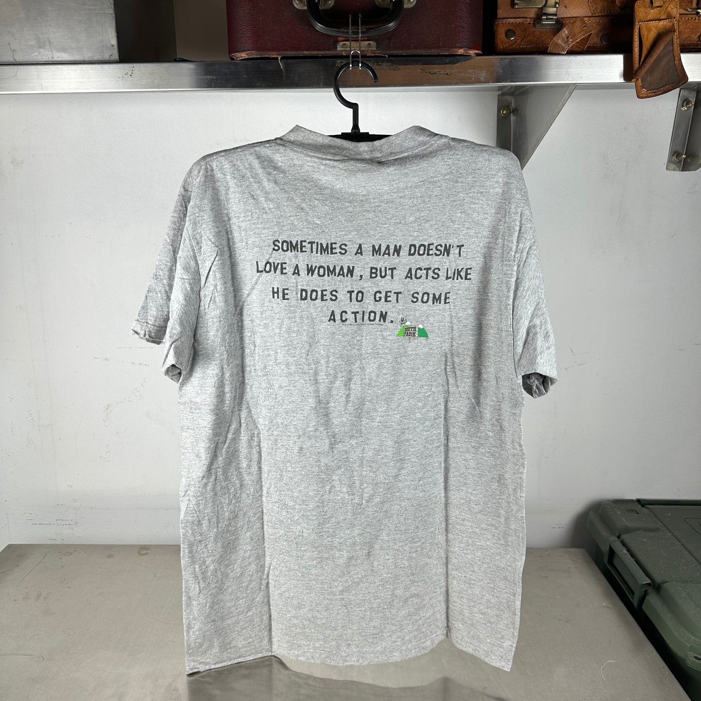 Vintage 1998 South Park Chef When a Man Loves a Woman Promo T-Shirt