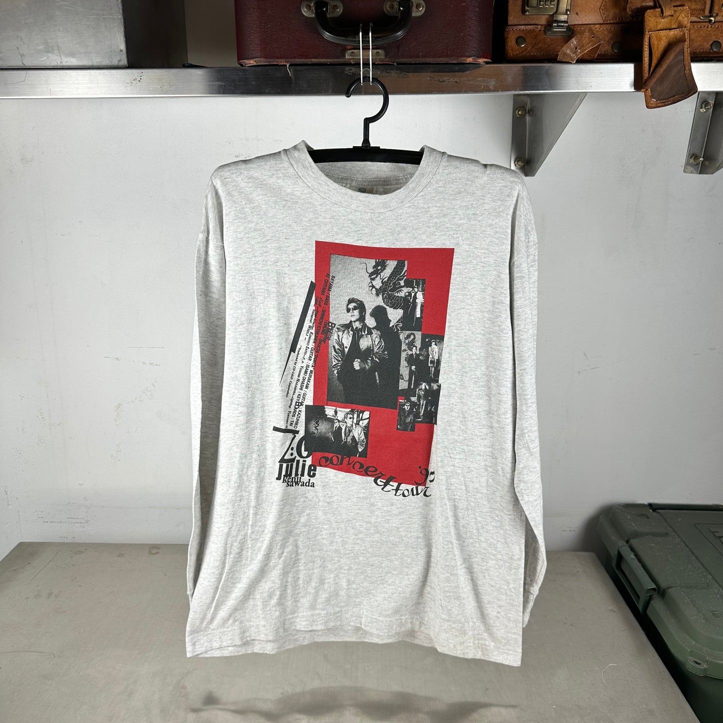 Vintage 1997 Julie Kenji Sawada Japanese Pop-Rock Group Concert Tour T-Shirt