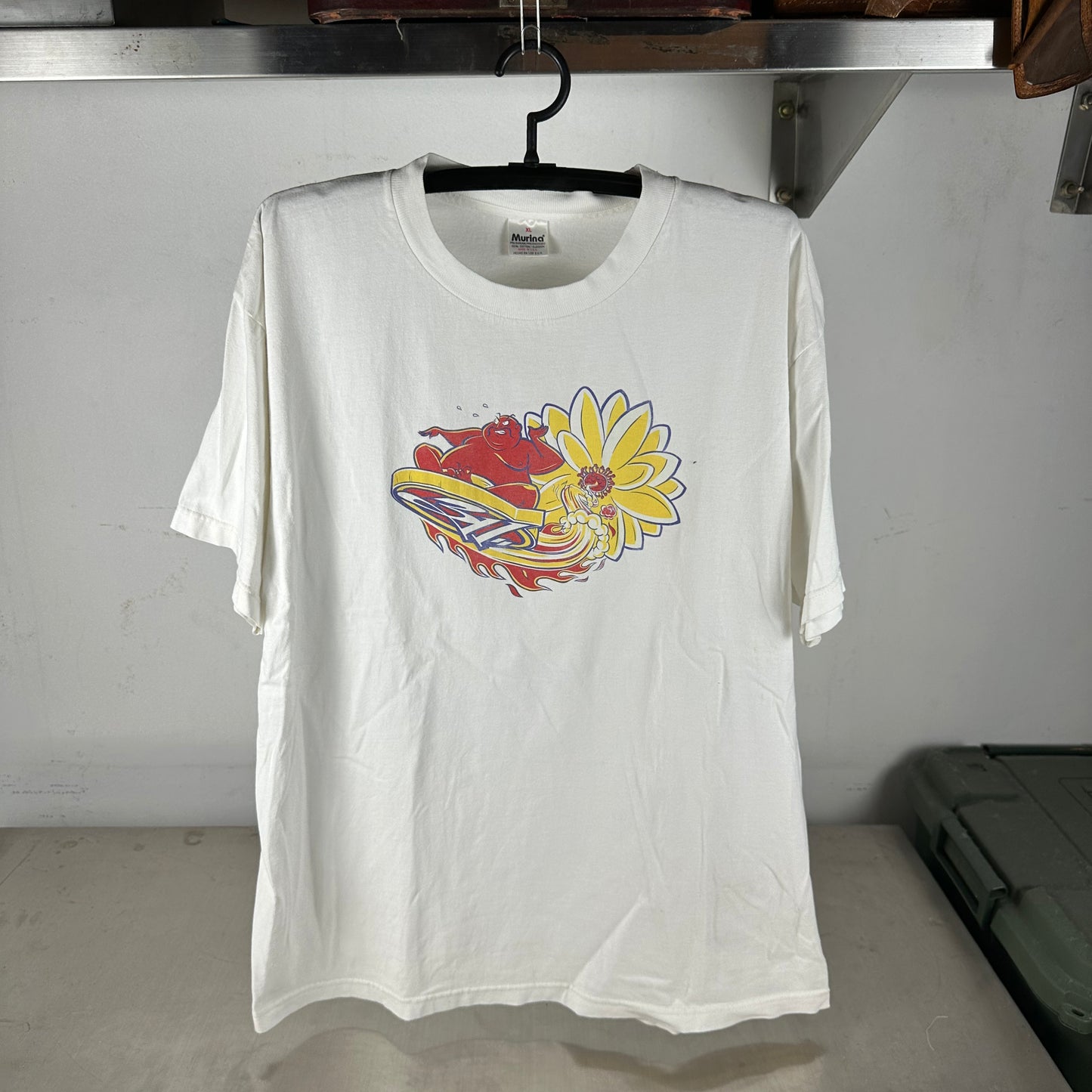 Vintage 90s 311 Three Eleven Surfing Buddha Rock Band T-Shirt