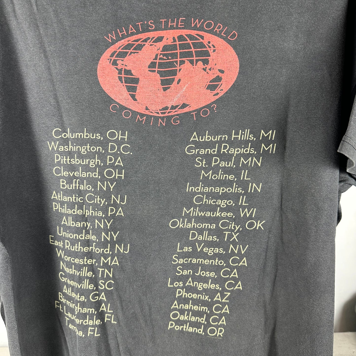 Vintage 2003 Fleetwood Mac What's the World Coming To? Tour Concert Band T-Shirt