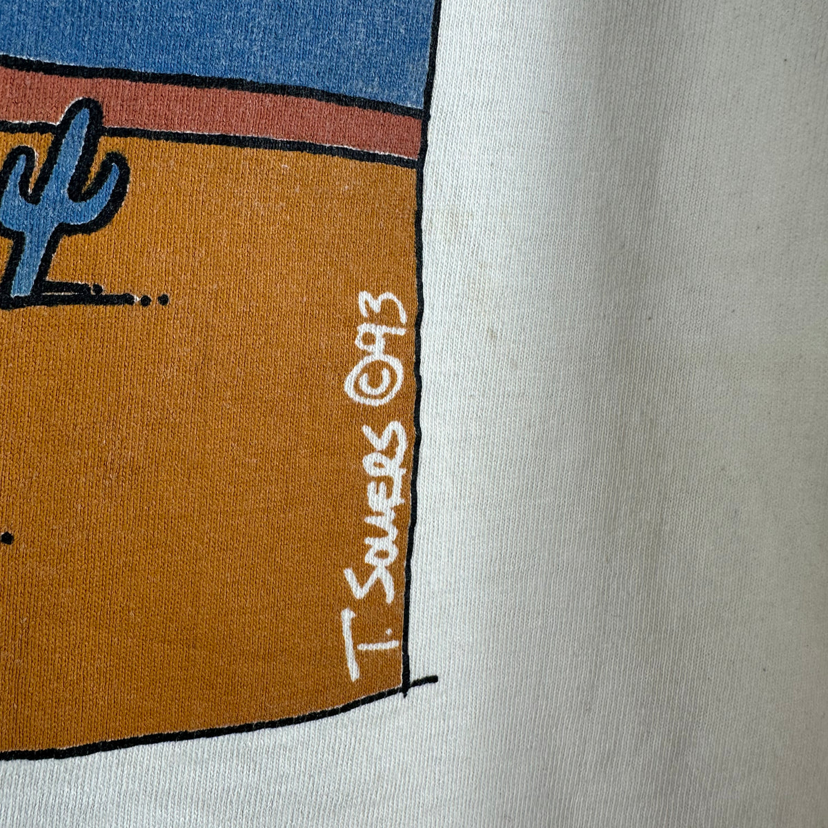 Vintage 1993 Cowpoke Artwork Single Stitch T-shirt