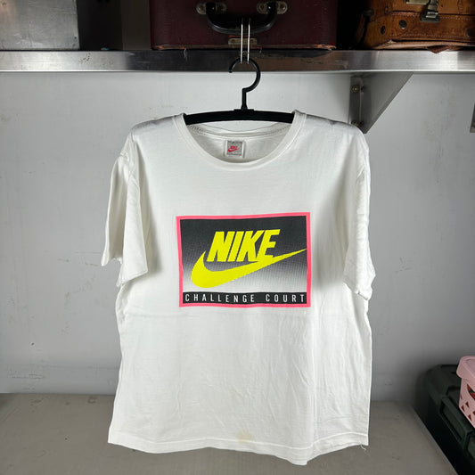 Vintage 90s Nike Tennis Challenge Court Graphic Single Stitch T-shirt
