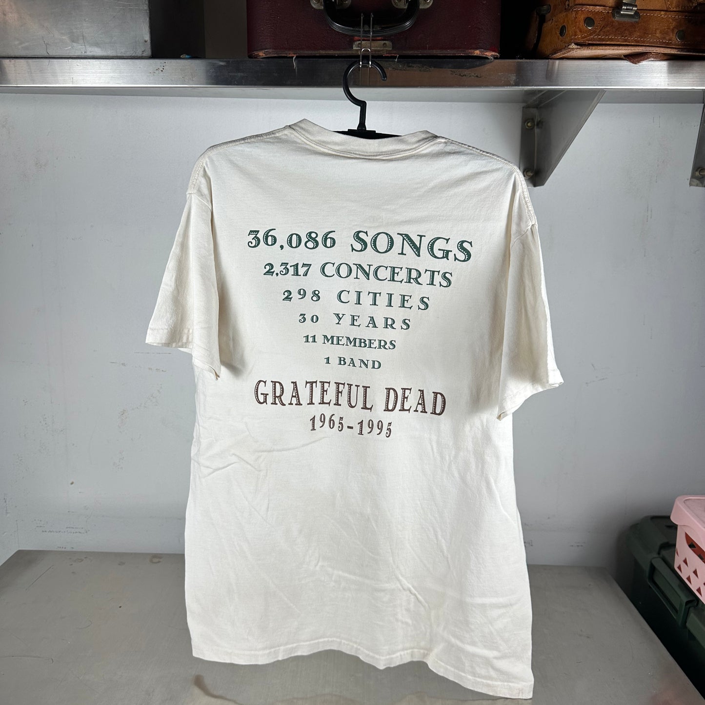 Vintage 1996 Grateful Dead Tribute Band Graphic T-shirt