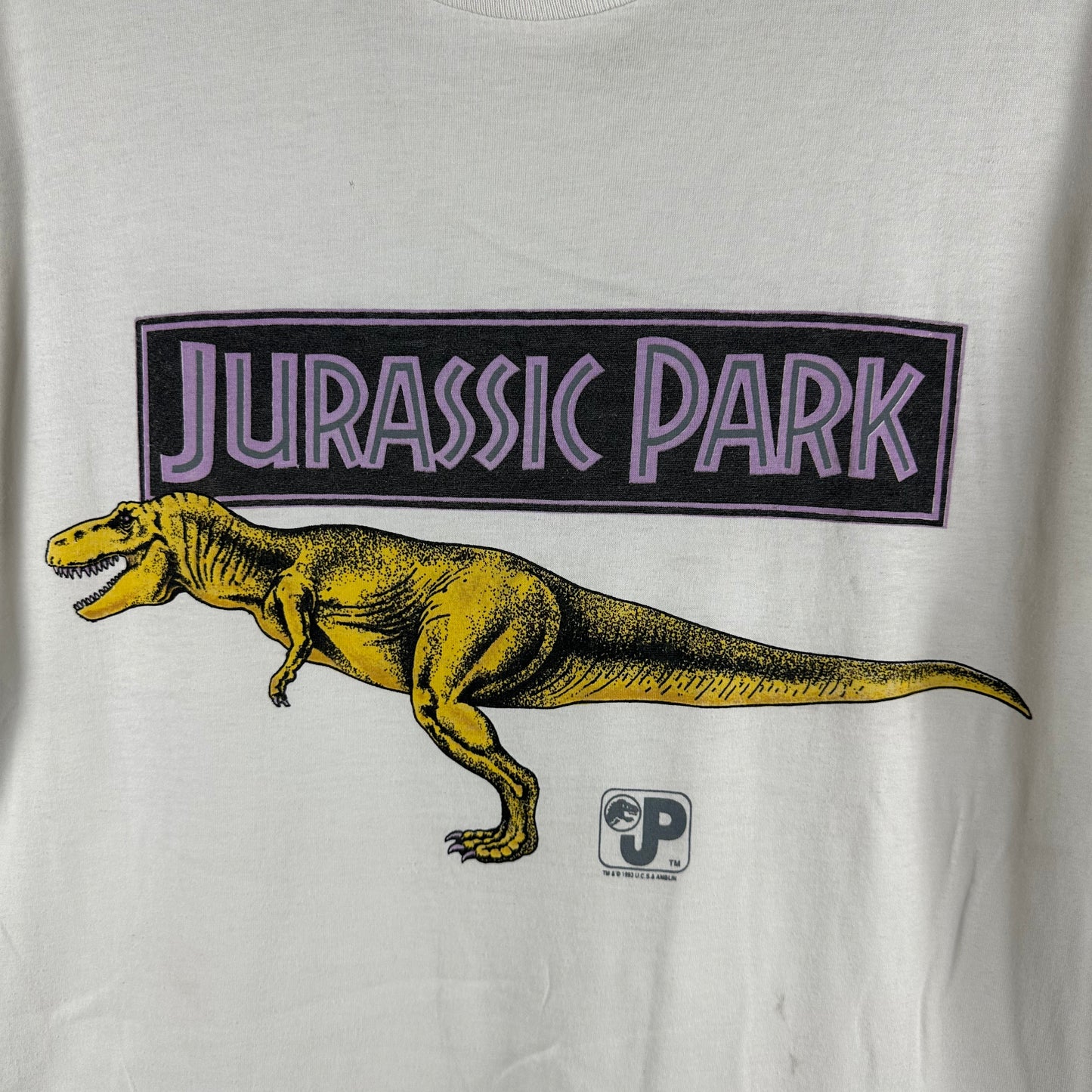 Vintage 1993 Jurassic Park Graphic Promo Single Stitch T-shirt