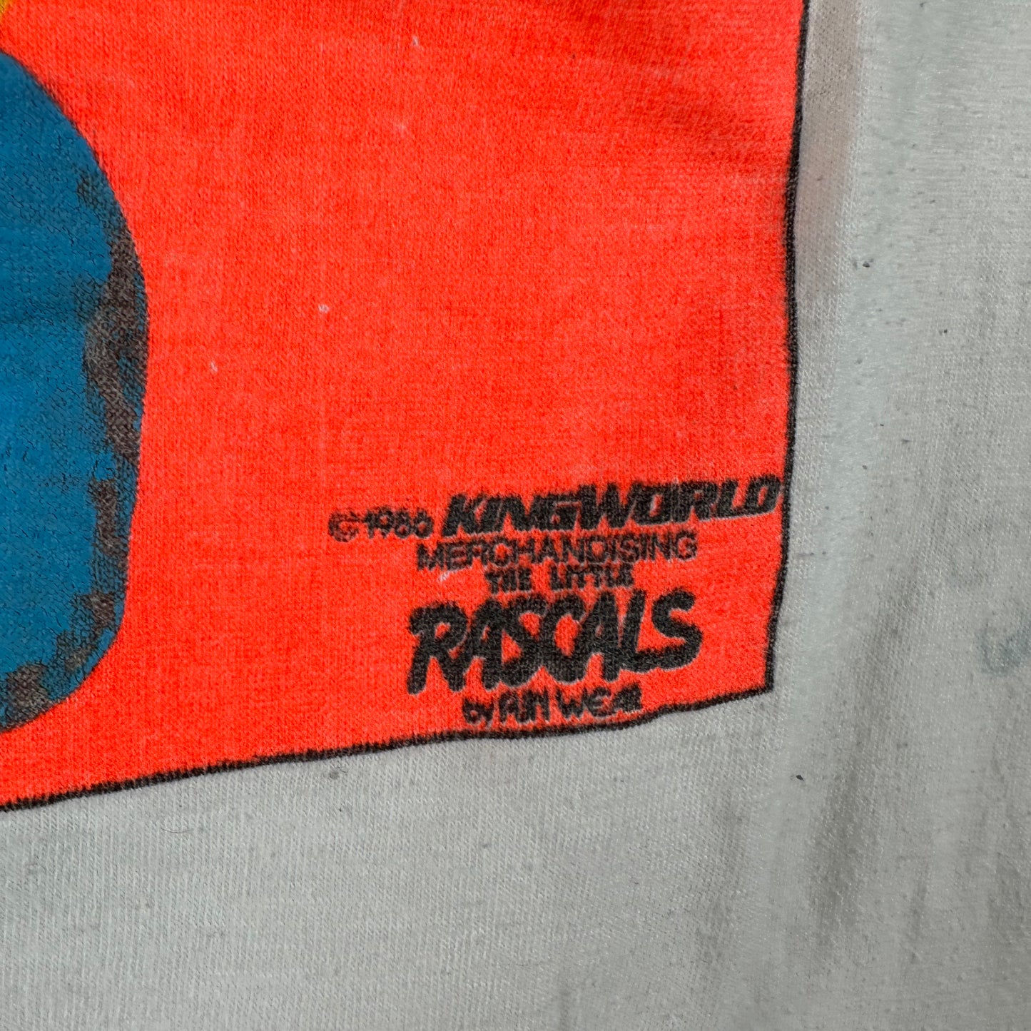 Vintage 1986 Buckwheats Little Rascals Cereal Promo Single Stitch T-Shirt