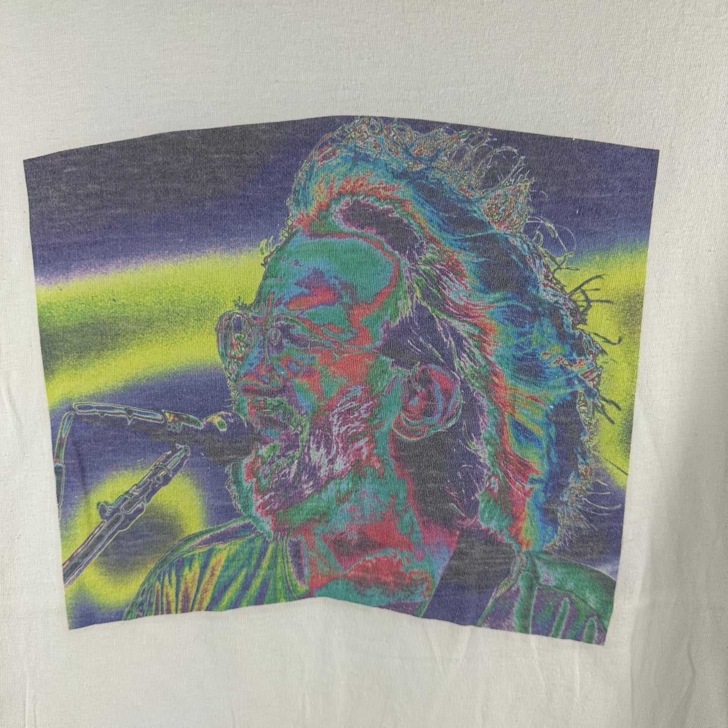 Vintage 90s Jerry Garcia Psychedelic Fractal Style Graphic T-shirt
