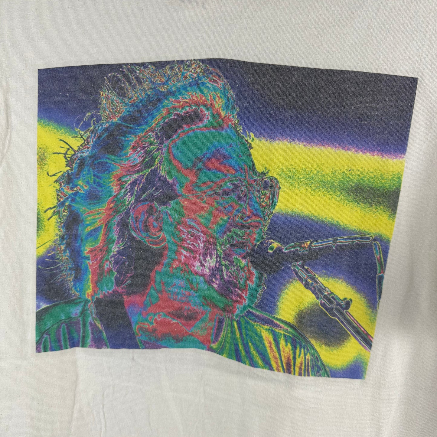 Vintage 90s Jerry Garcia Psychedelic Fractal Style Graphic T-shirt