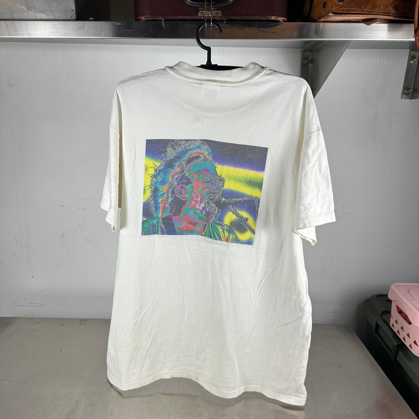 Vintage 90s Jerry Garcia Psychedelic Fractal Style Graphic T-shirt