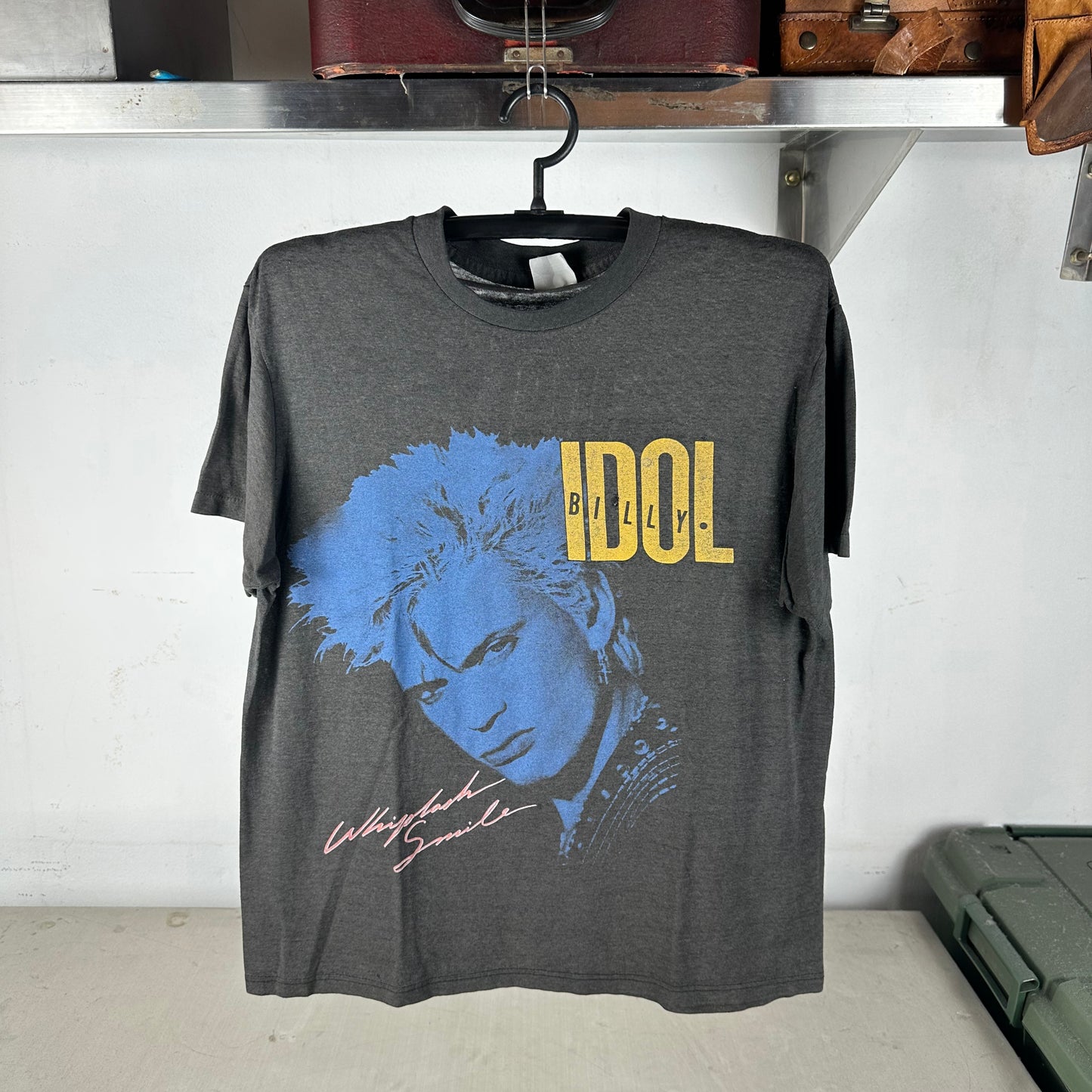 Vintage 1987 Billy Idol Whiplash Smile Tour Concert T-Shirt