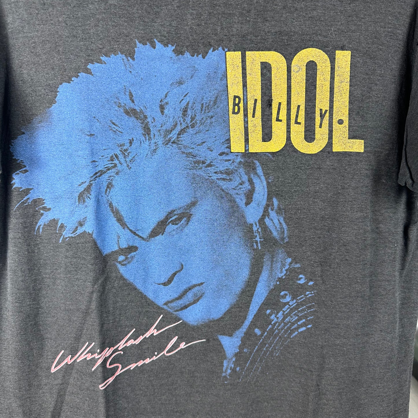 Vintage 1987 Billy Idol Whiplash Smile Tour Concert T-Shirt