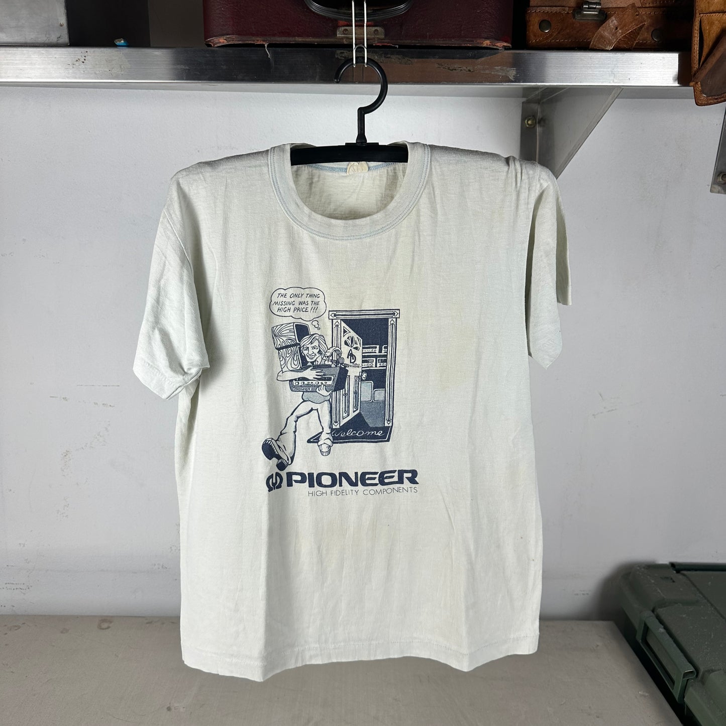 Vintage 70s 80s Pioneer High Fidelity Components Promo Single Stitch T-Shirt