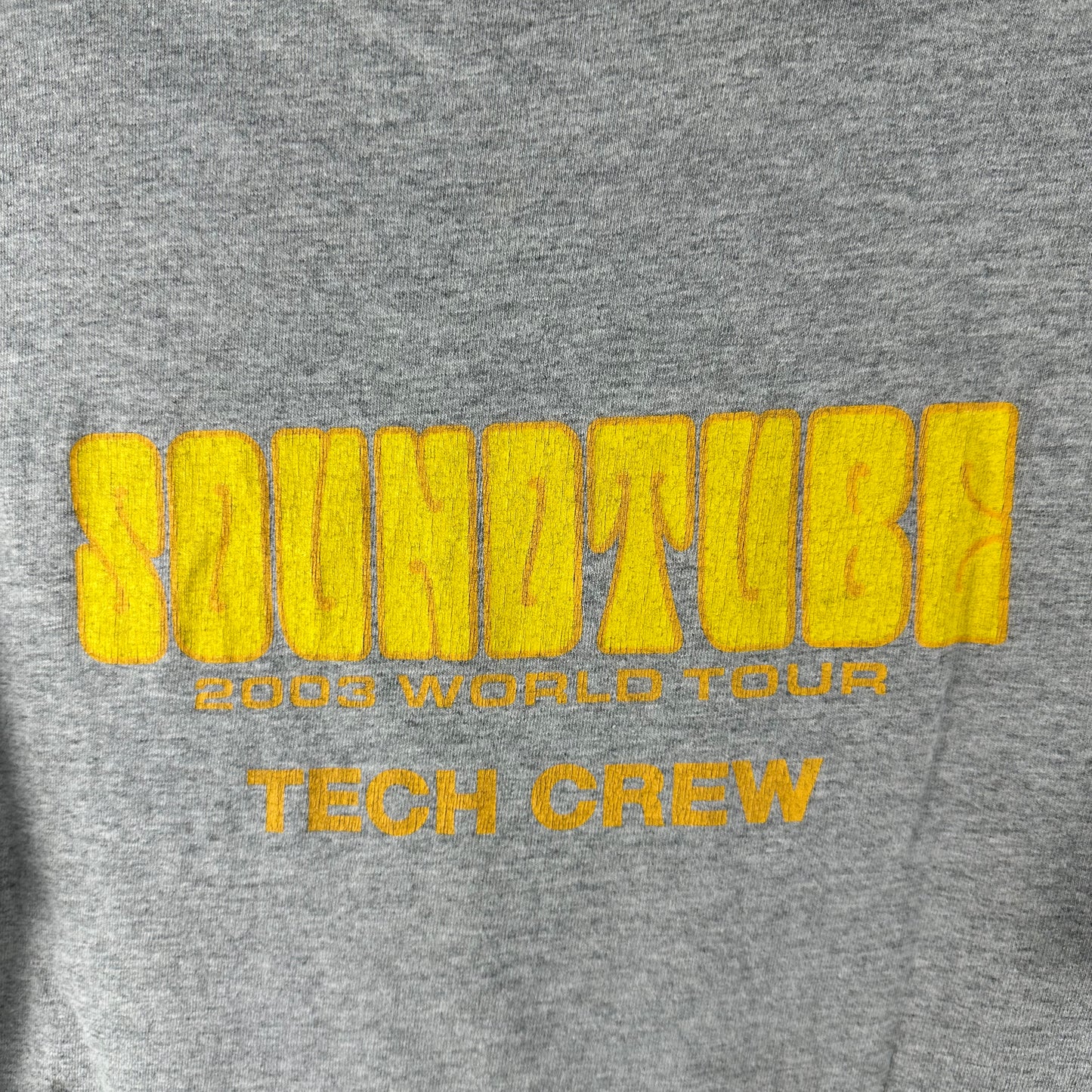 Vintage 2003 Soundtube World Tour Tech Crew T-Shirt