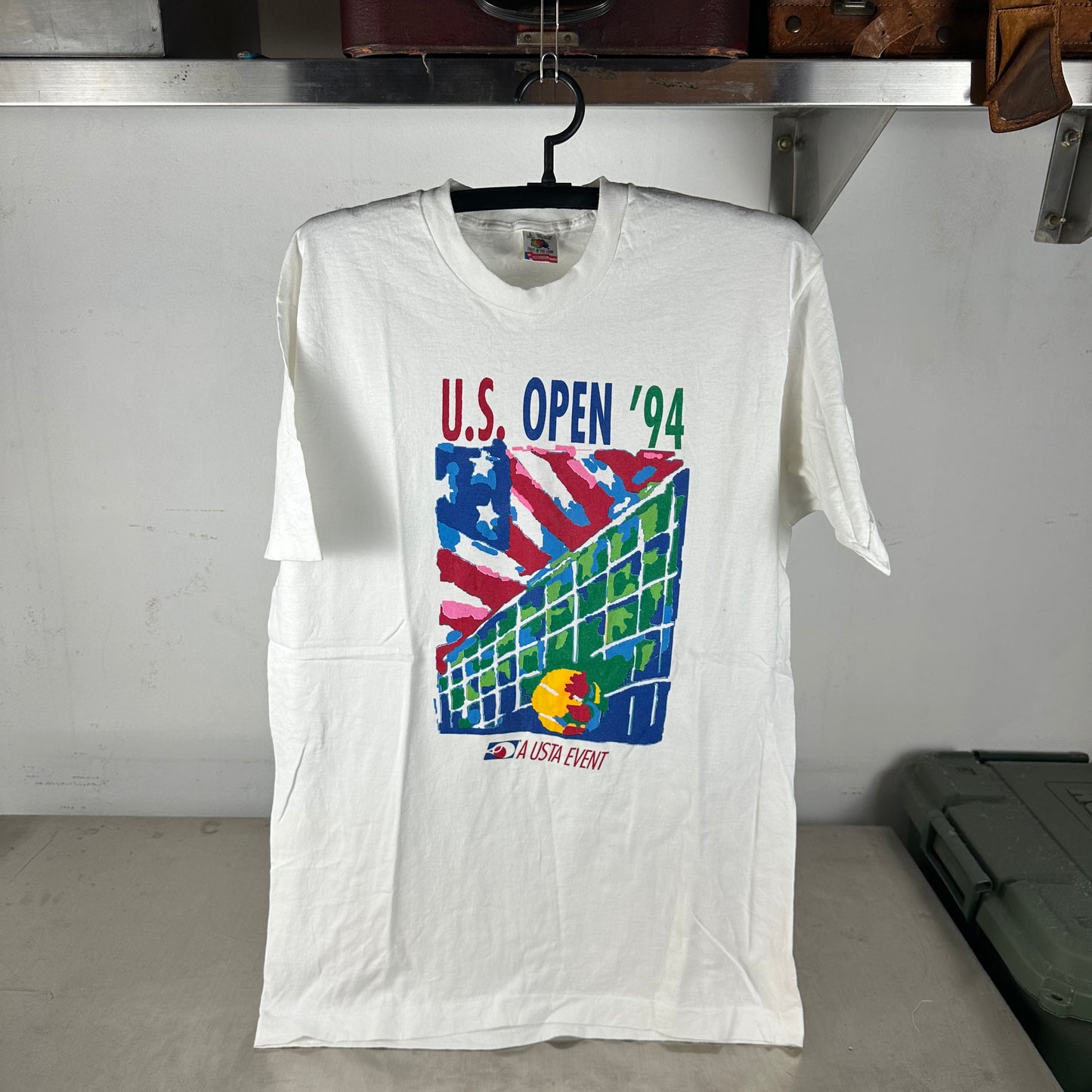 Vintage 1994 US Open Tennis Championship USTA Graphic Single Stitch T-Shirt