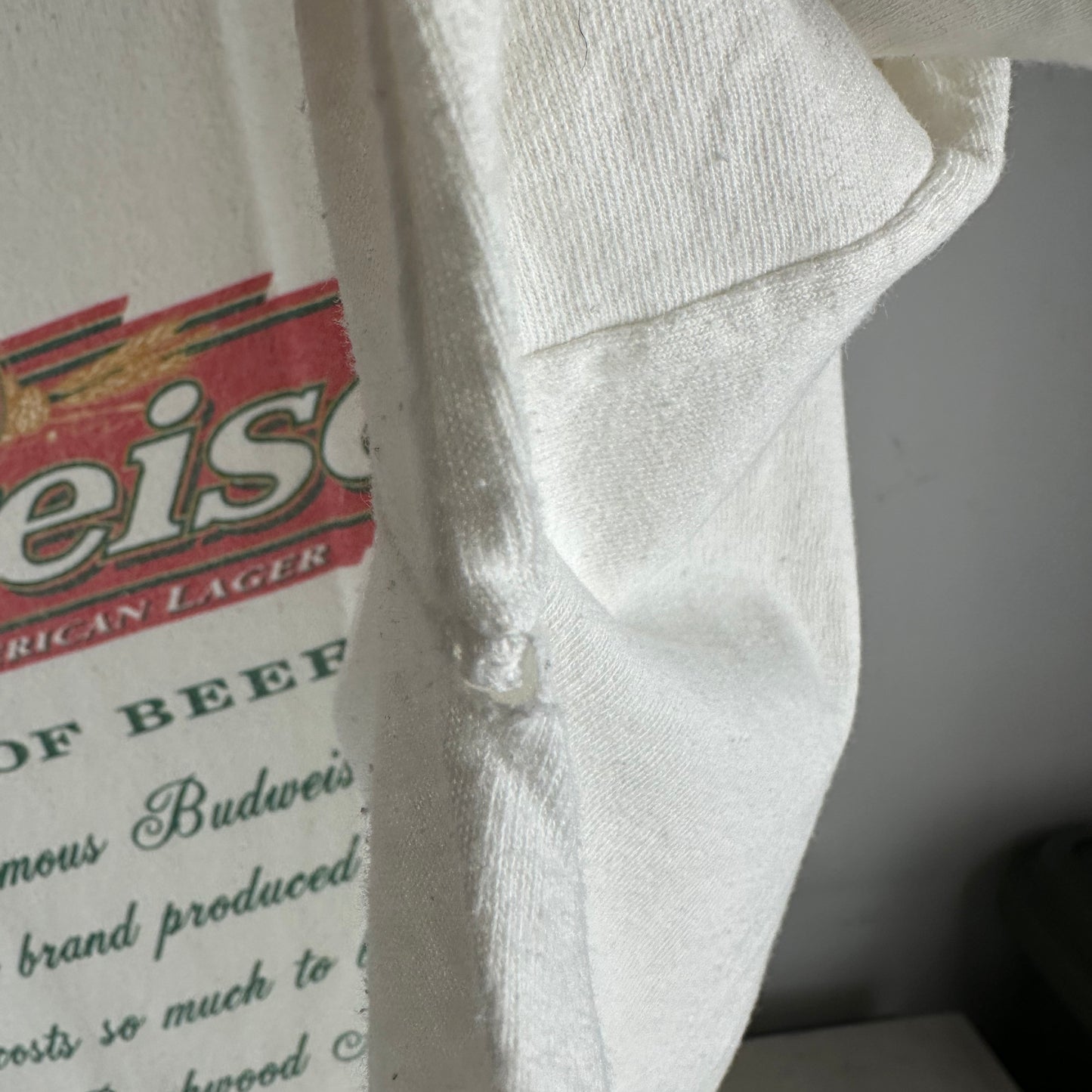Vintage 1997 Budweiser King of Beers Graphic Promo T-shirt