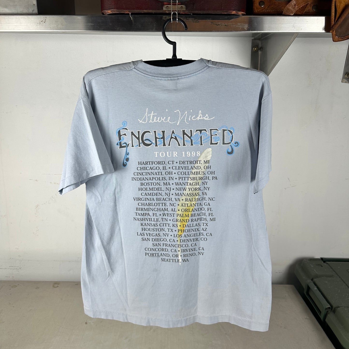 Vintage 1998 Stevie Nicks Enchanted Tour Concert Fleetwood Mac Single Stitch T-Shirt