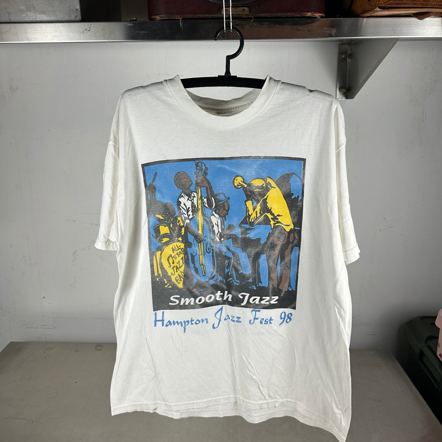 Vintage 1998 Hampton Jazz Music Festival Mary J Blige Aretha Franklin T-shirt