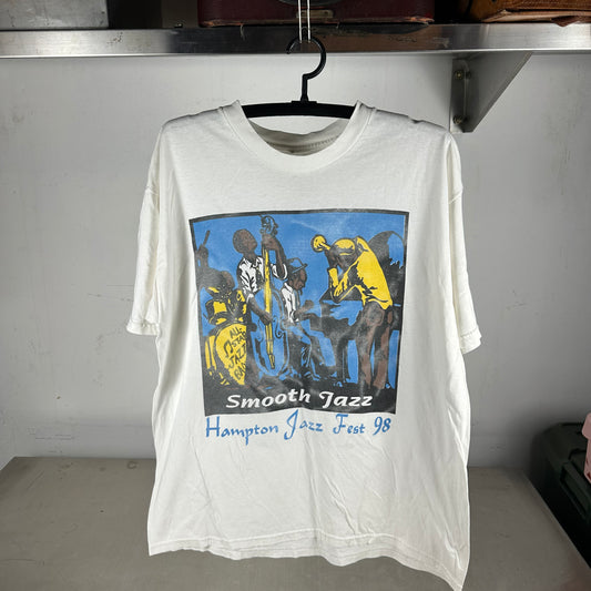 Vintage 1998 Hampton Jazz Music Festival Mary J Blige Aretha Franklin T-shirt