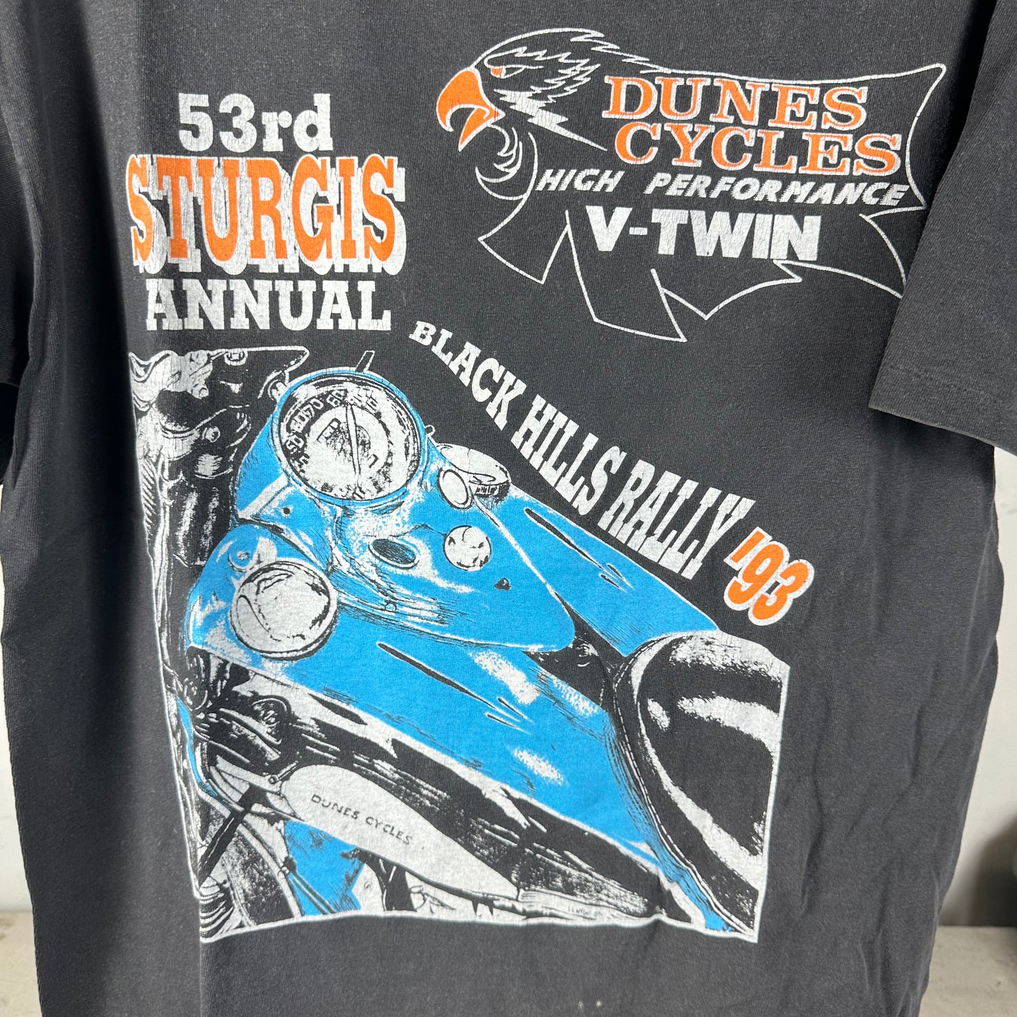 Vintage 1993 53rd Sturgis Annual Motorcycle Single Stitch T-Shirt
