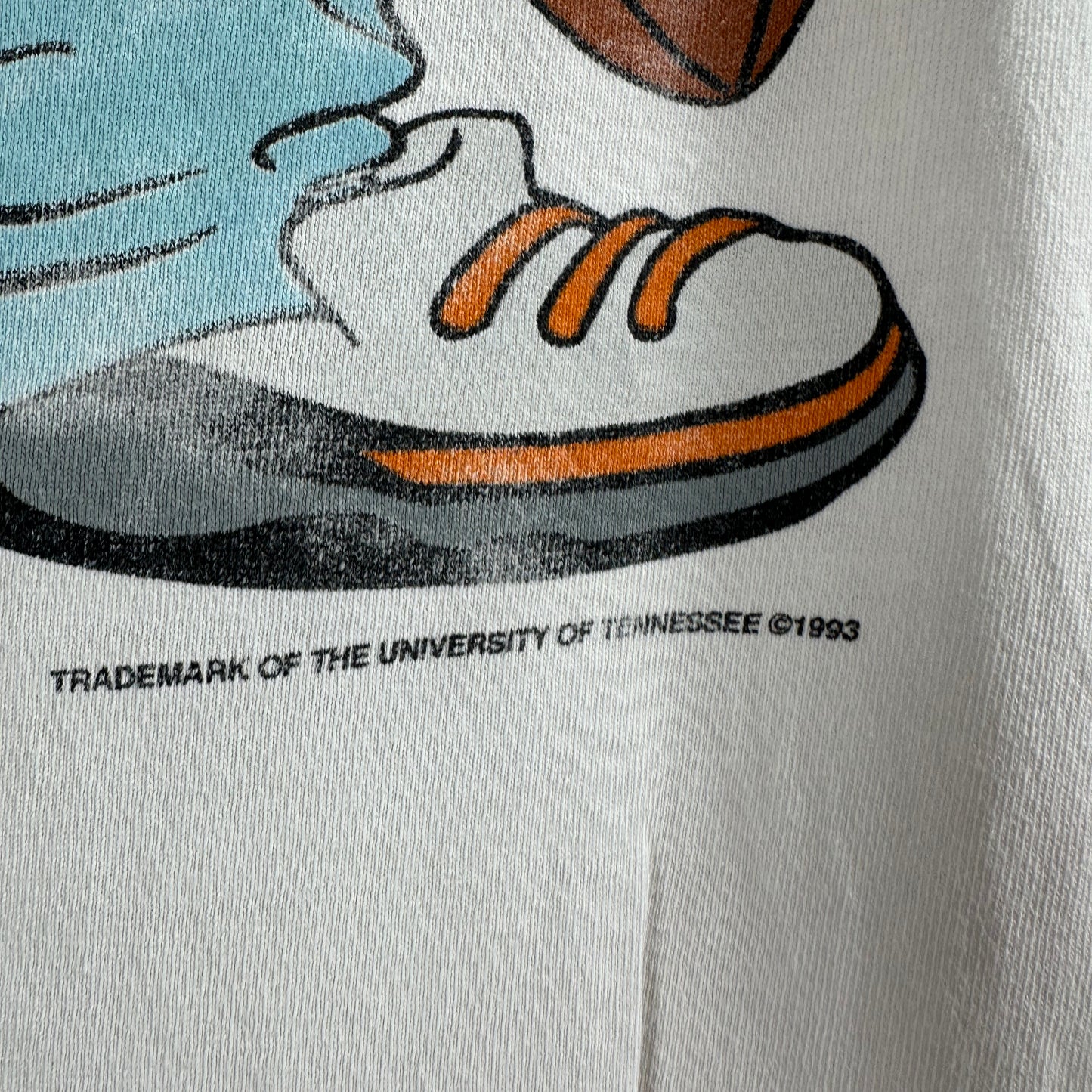 Vintage 1993 Tennessee Volunteers Looney Tunes NCAA Graphic Single Stitch T-shirt