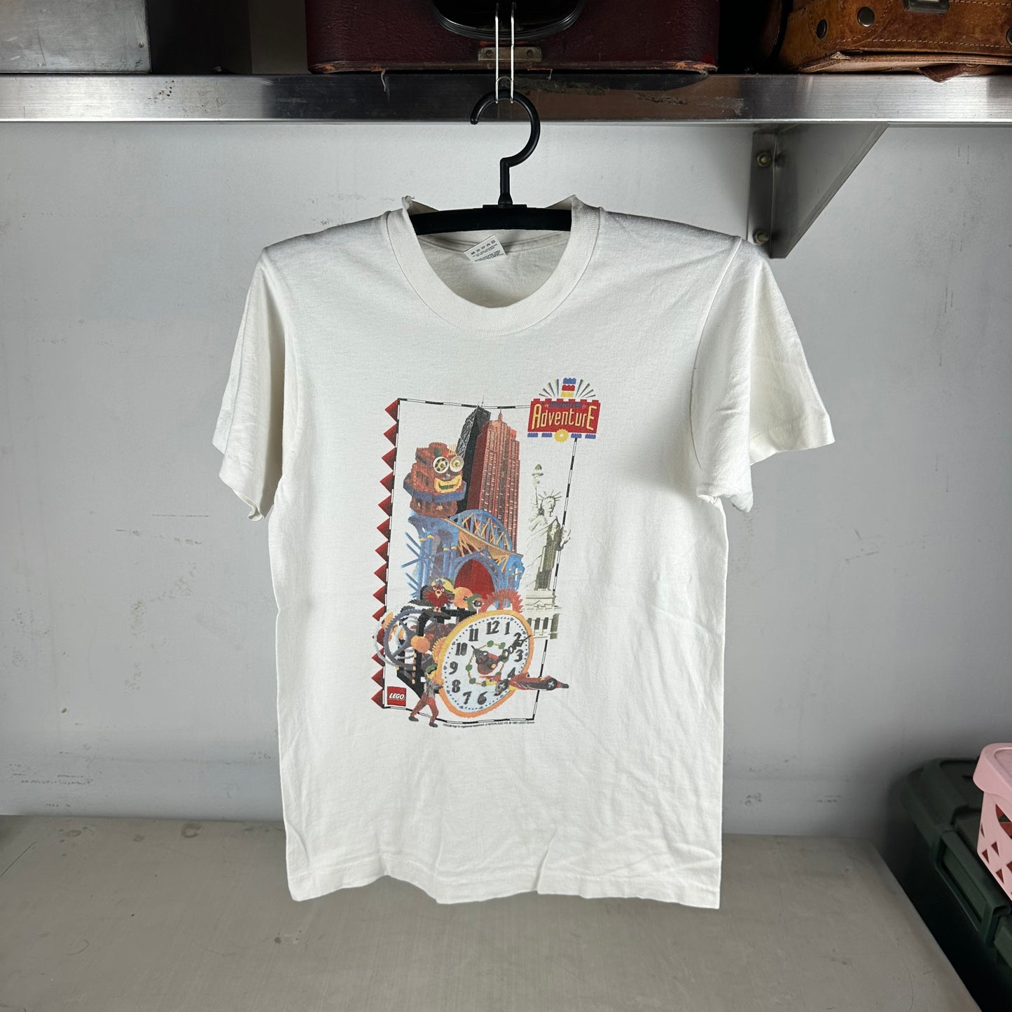 Vintage 1994 LEGO Adventure Promo Graphic Single Stitch T-shirt